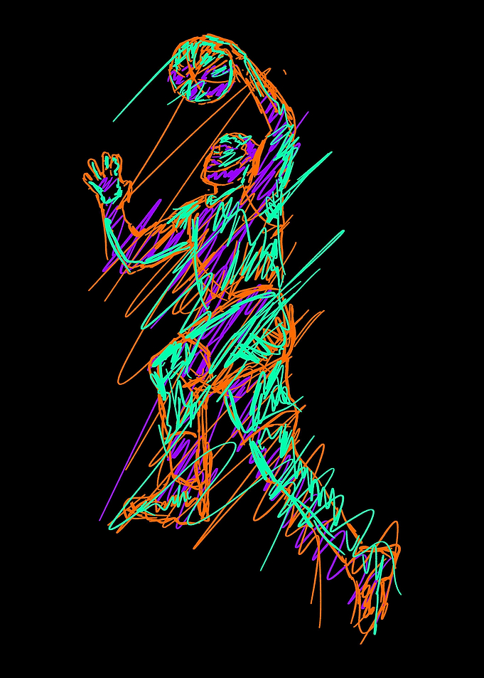 basketball scribble 3