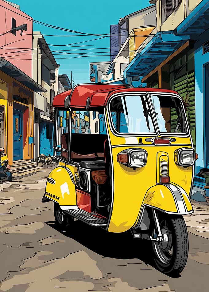 Indian Rickshaw Tuk Tuk