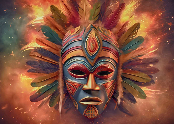 African mask