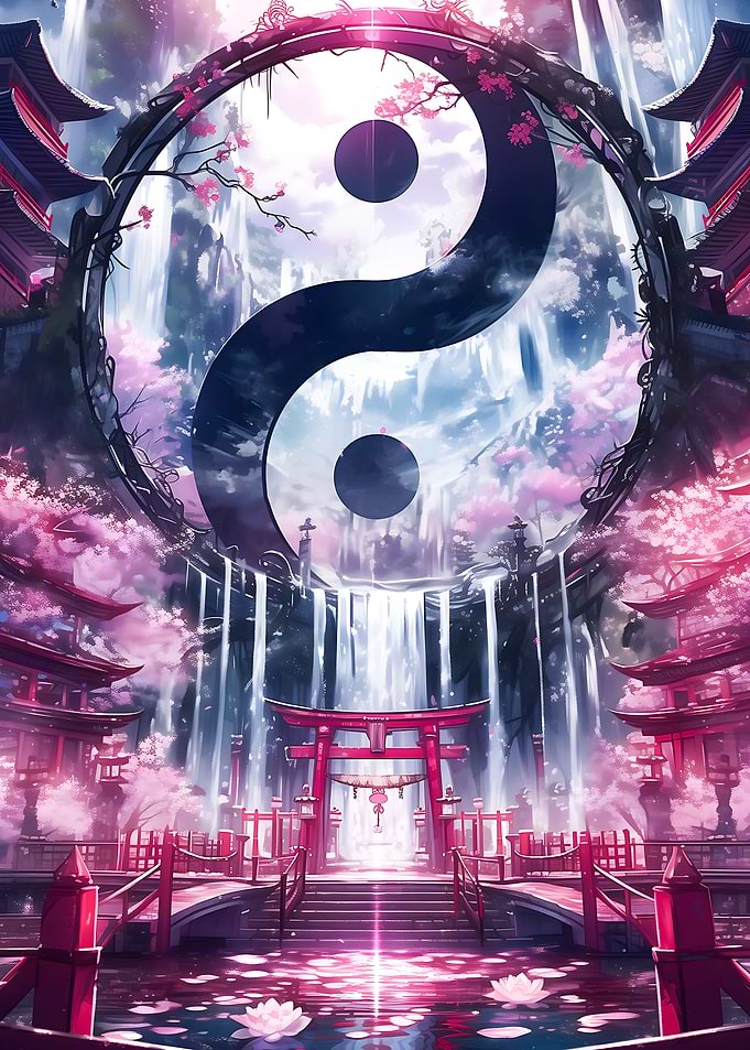 Yin and Yang Torii Gate