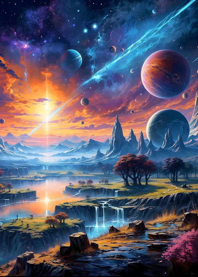 Space landscape