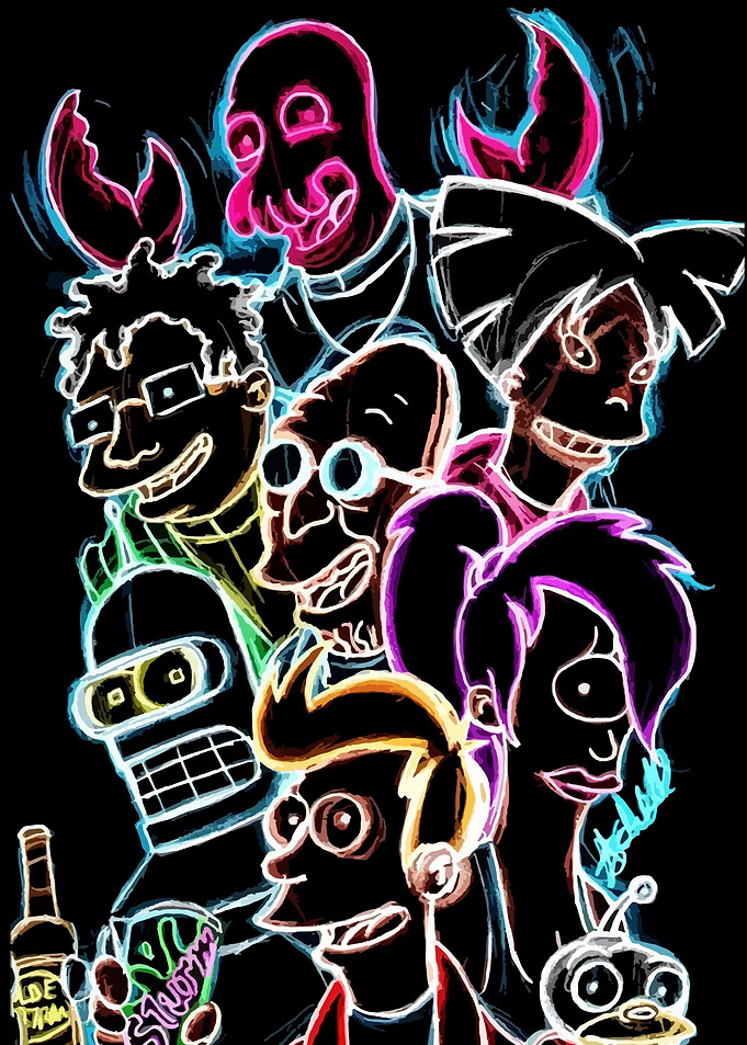 futurama characters funny