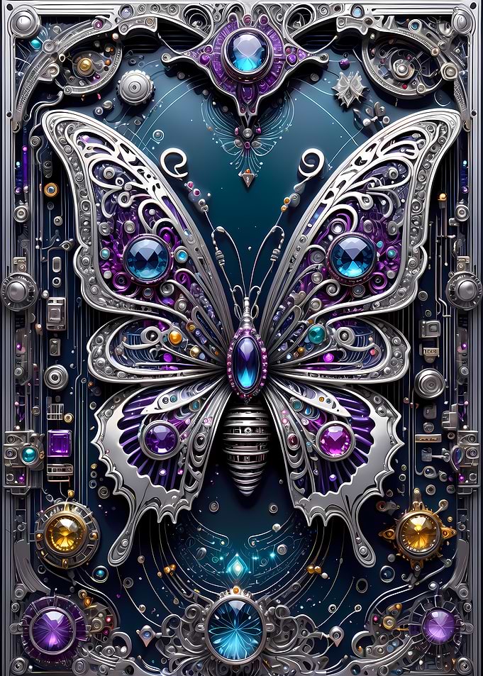 Decorative Robot Butterfly