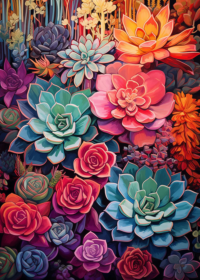 Colorful flower