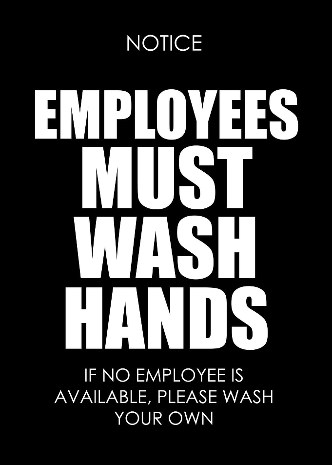 WASH HANDS Funny