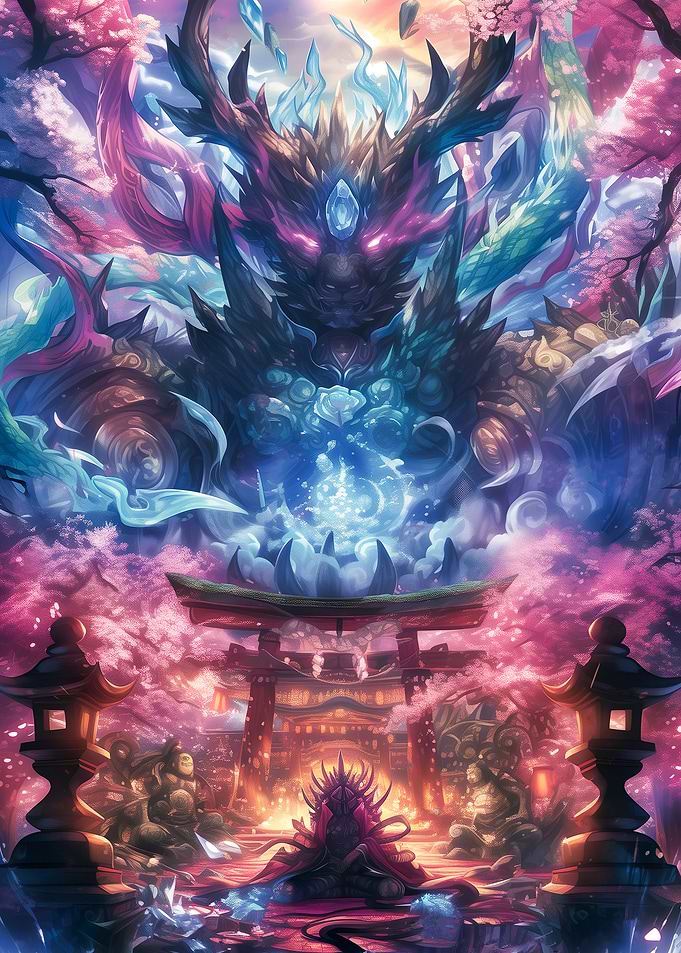 Anime Temple of the gods