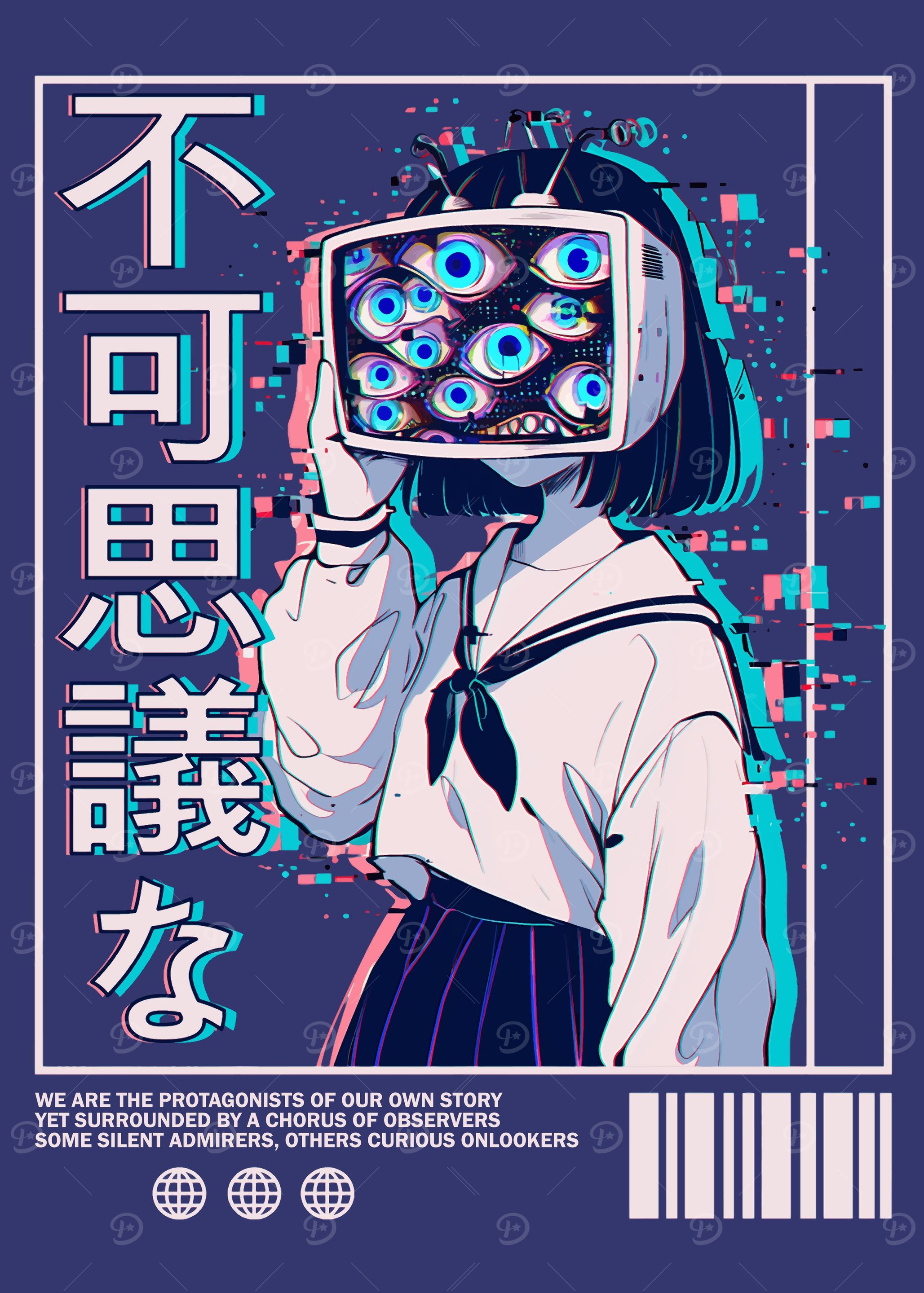 School Girl Vaporwave