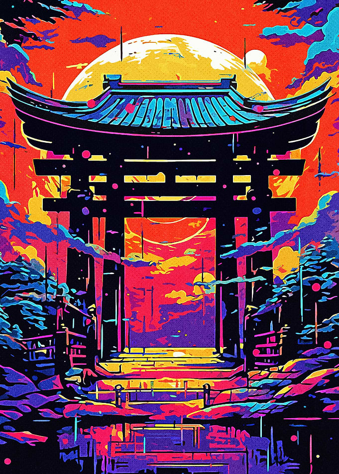 Painting Abstract Gate