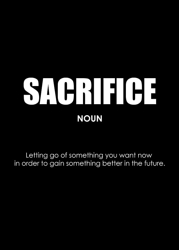 sacrifice definition