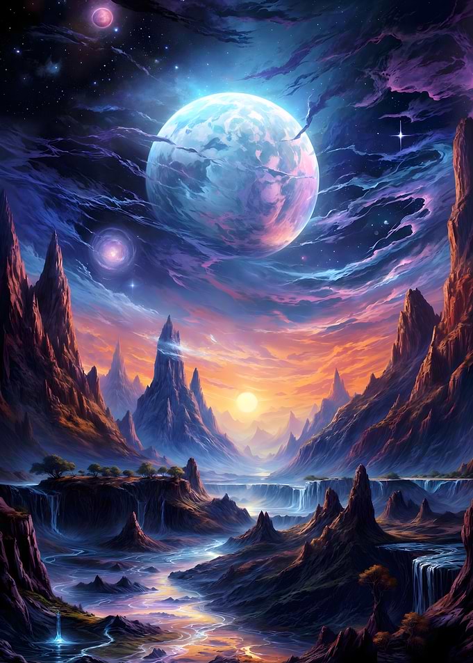 Space landscape