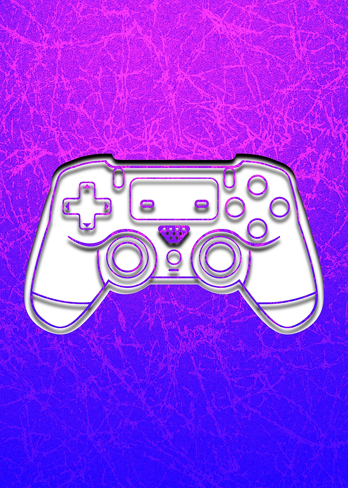 Purple Gamer Controller