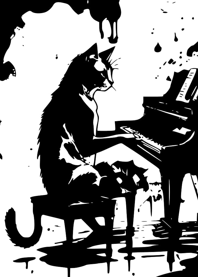 Piano Cat