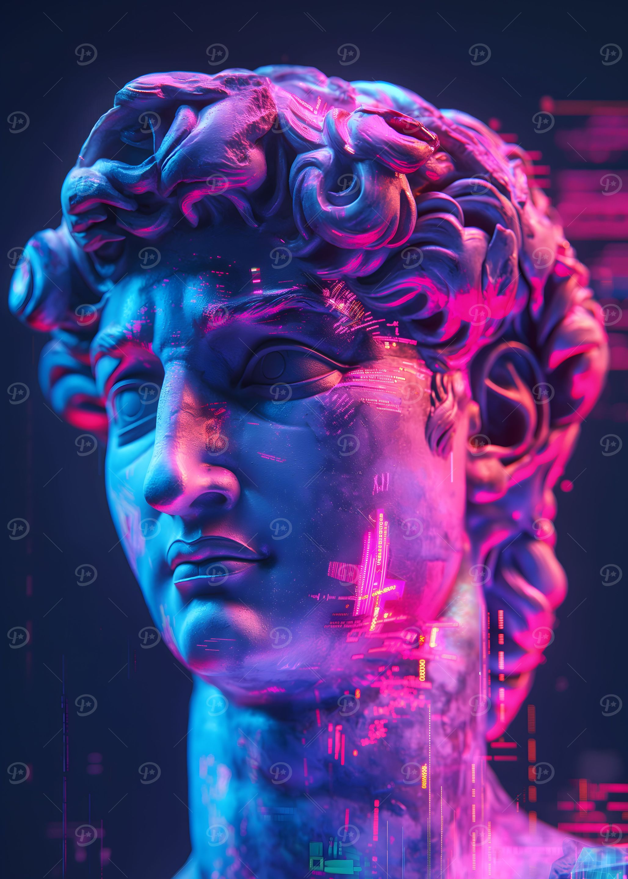 Neon Renaissance David
