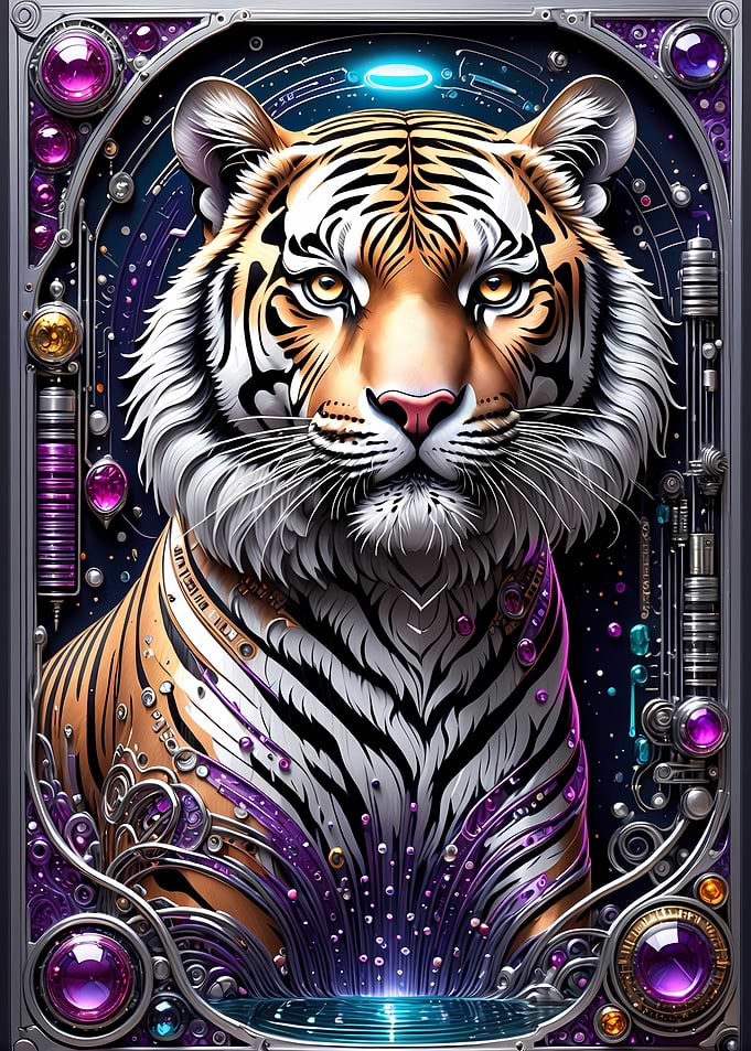 Mechanical Techno Tiger