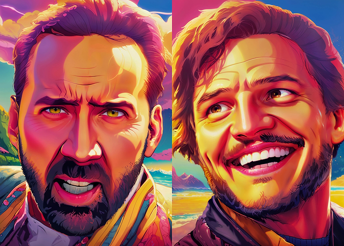 Nicolas Cage Pedro Pascal