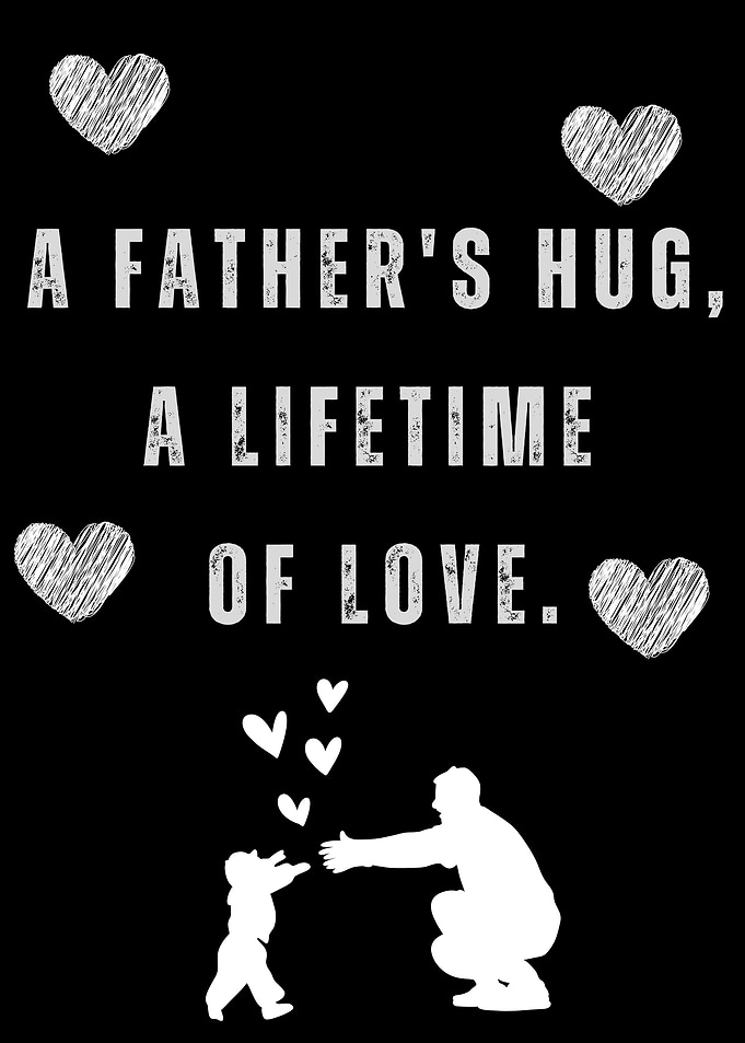 A fathers hug a lifetim