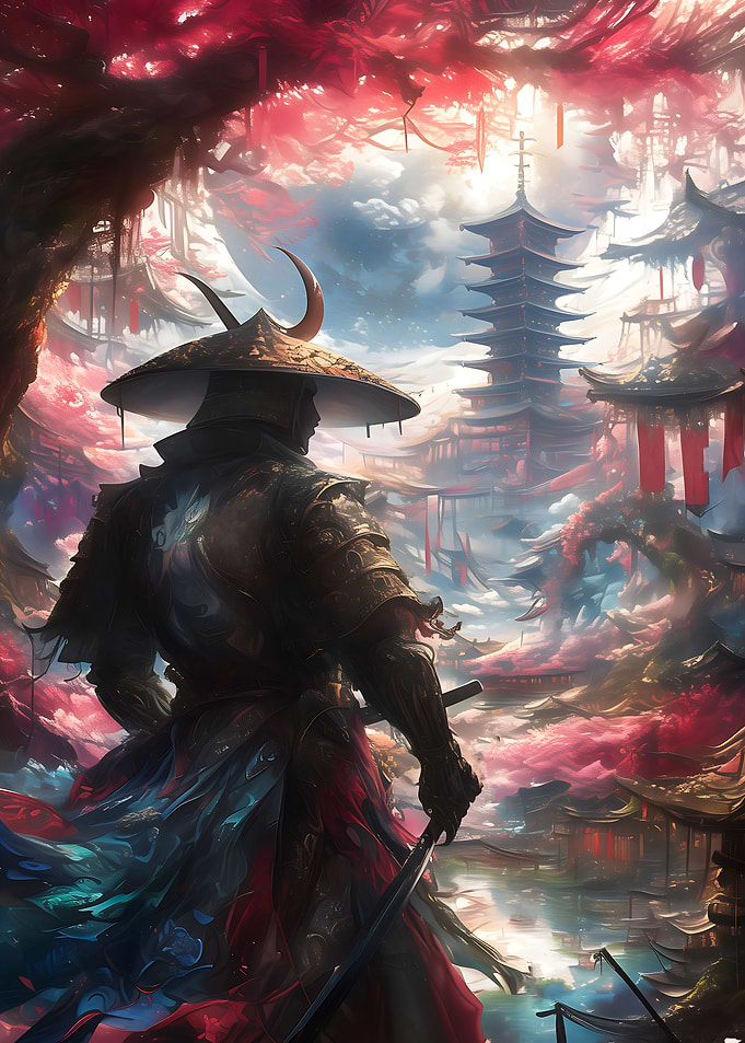 Mystical chinese Samurai