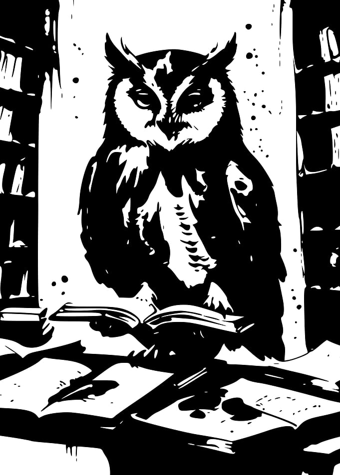 Library Owl