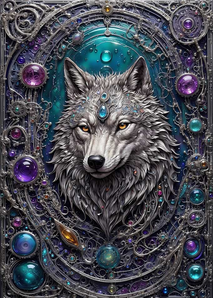 Wolf Gem Portrait