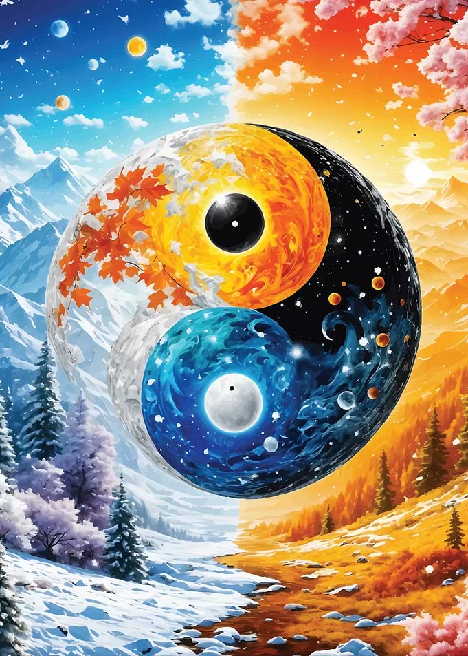 Yin and Yang Landscape