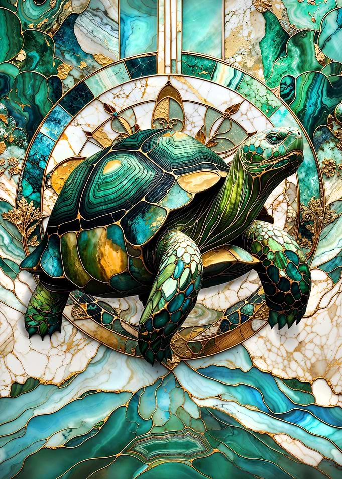 Eternal Kintsugi Tortoise