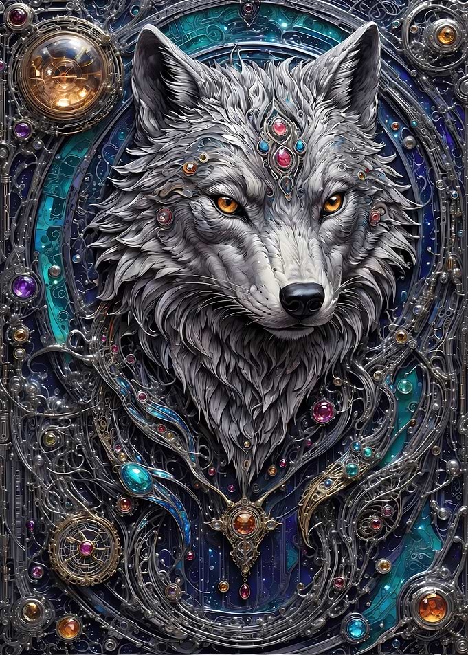 Techno Wolf Steampunk