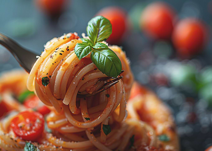 Pesto pasta basil