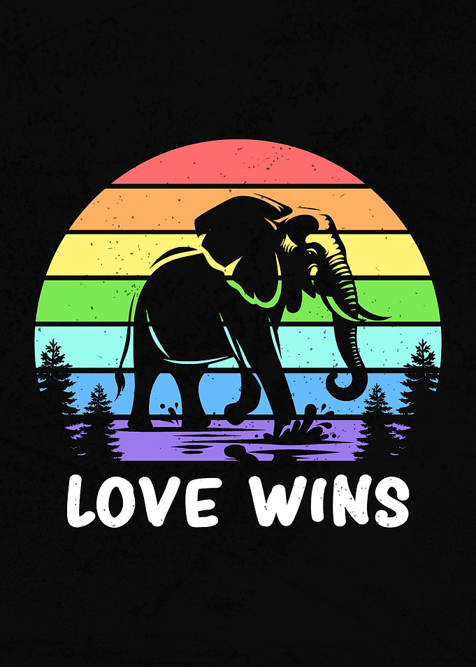 Gay Pride Month Rainbow