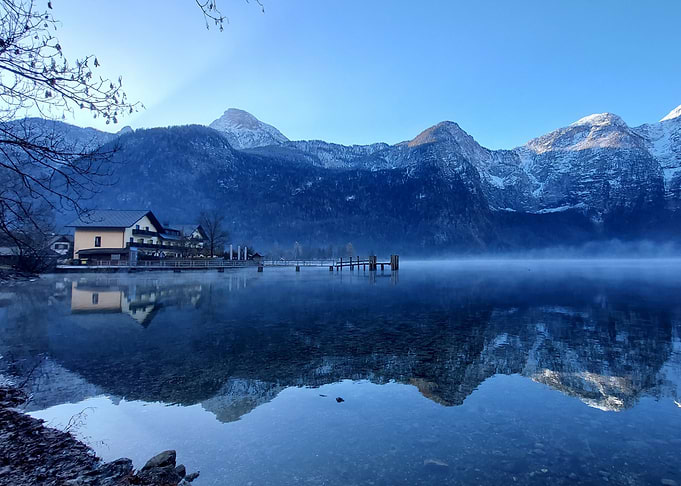 lake blue peaceful