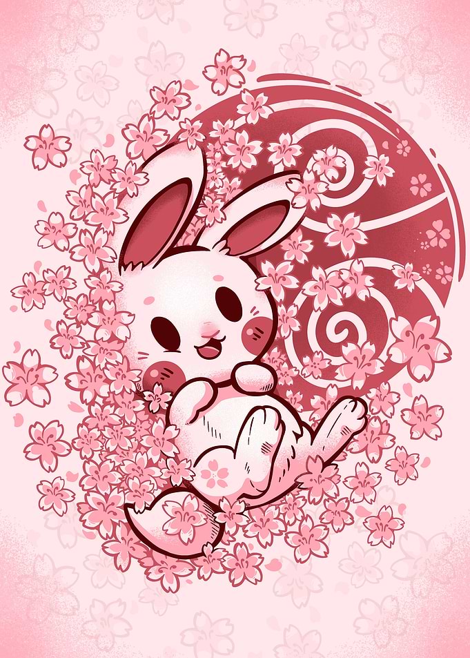 Spring Blossom Bunny