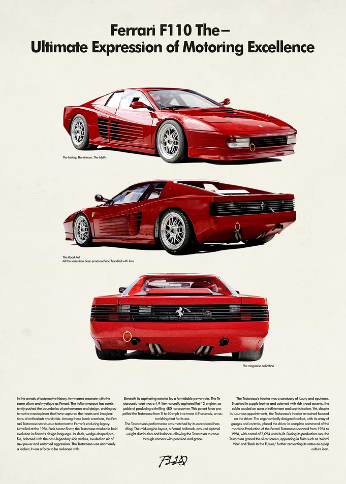 Ferrari F110 magazine