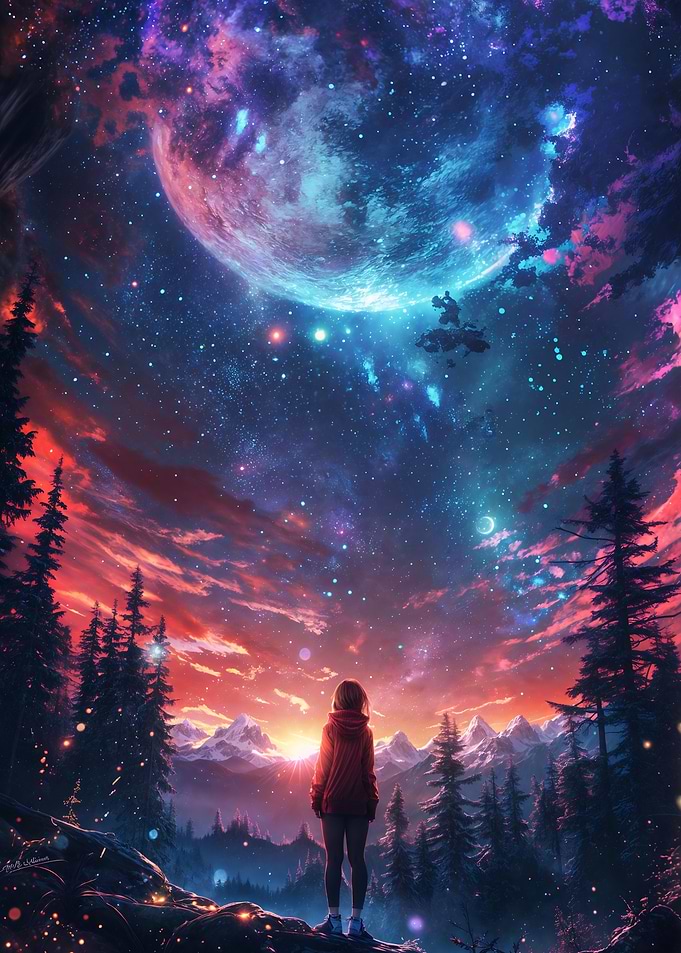 Starry Nights Embrace
