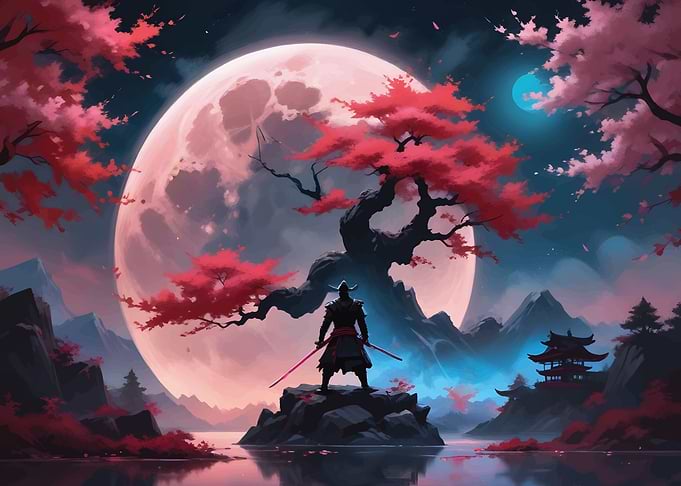 Fantasy Samurai Scenery