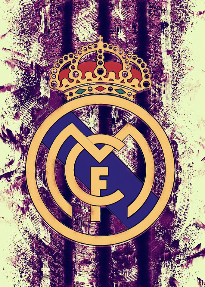 Real Madrid Art Logo