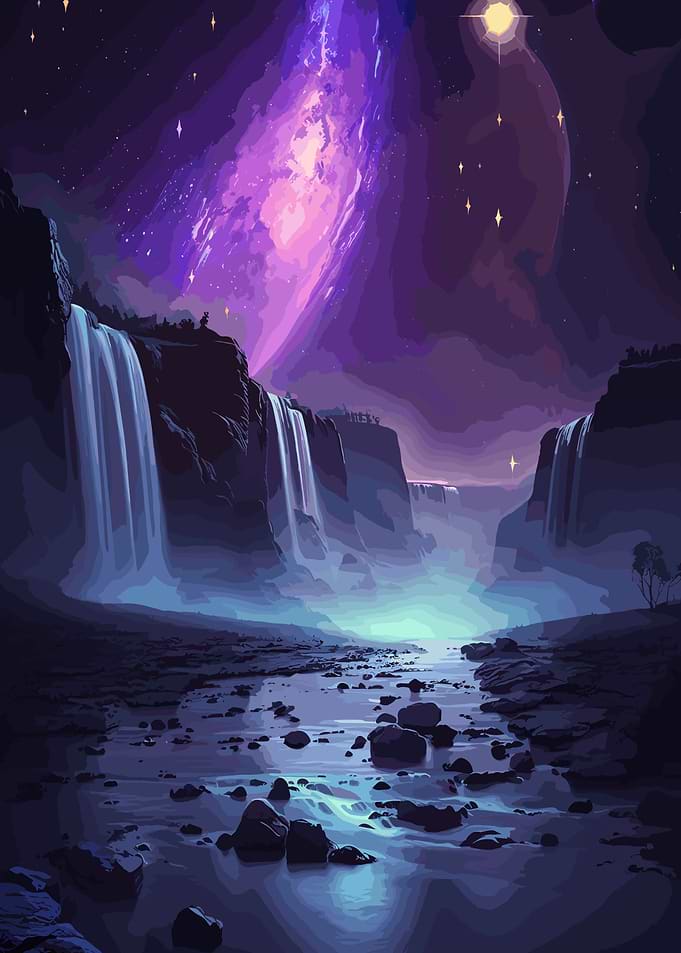 Space Fantasy Landscape
