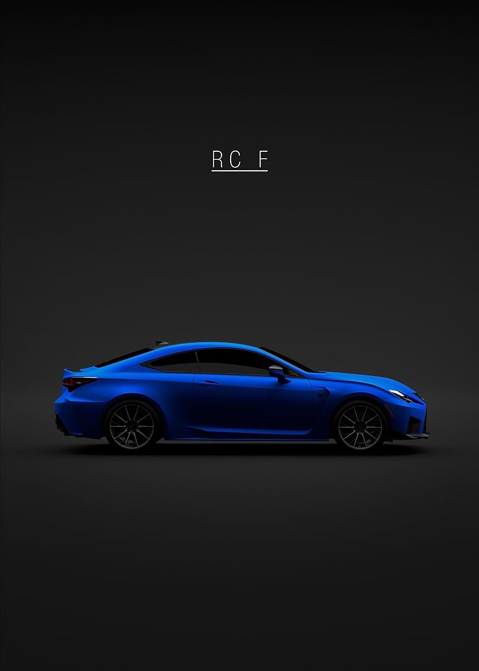 Lexus RC F 2020 Blue