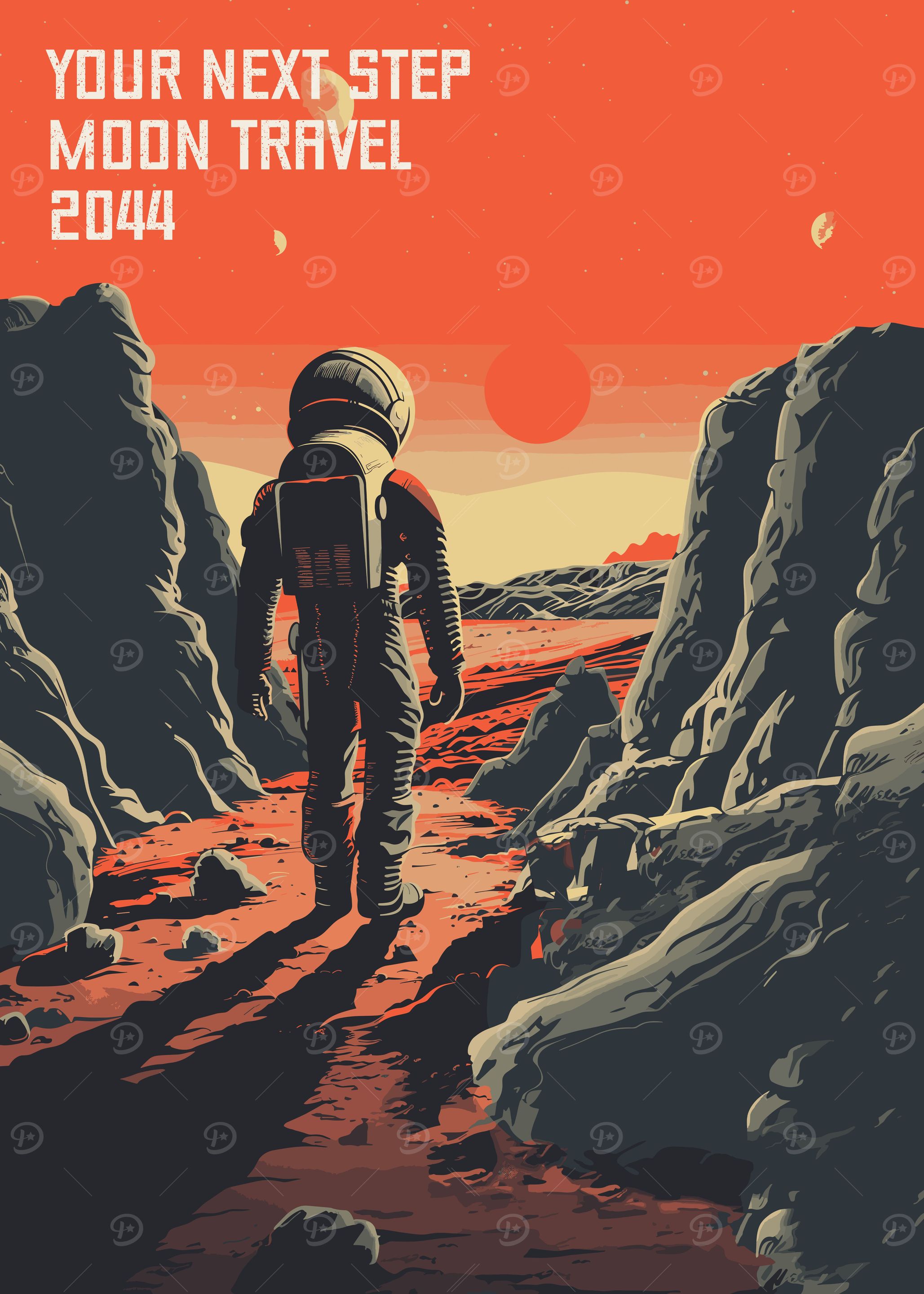 Step on the Moon Travel
