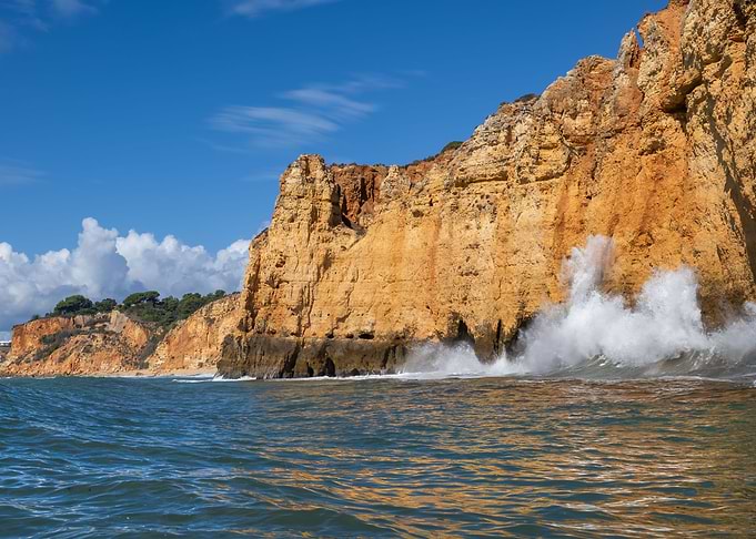 Algarve Coast In Portugal