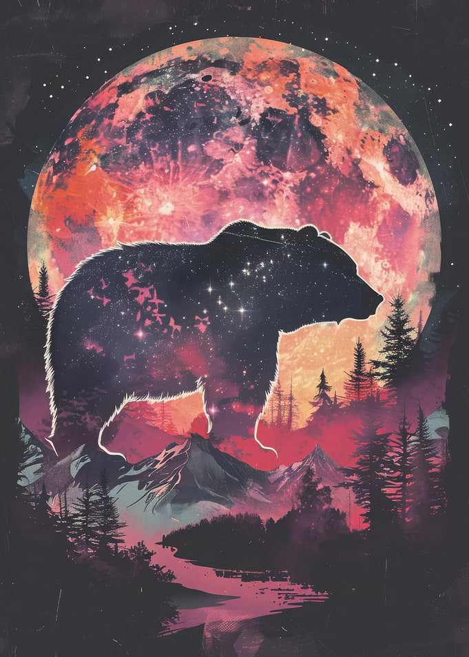 Bear Silhouette Galaxy