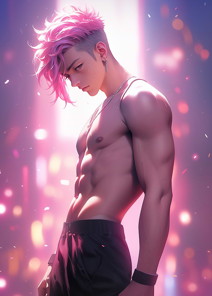 Glow Anime Guy