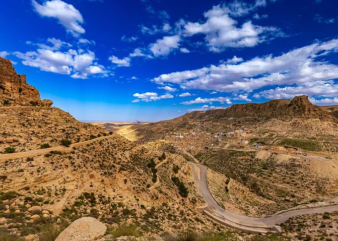 Desert hills in Africa