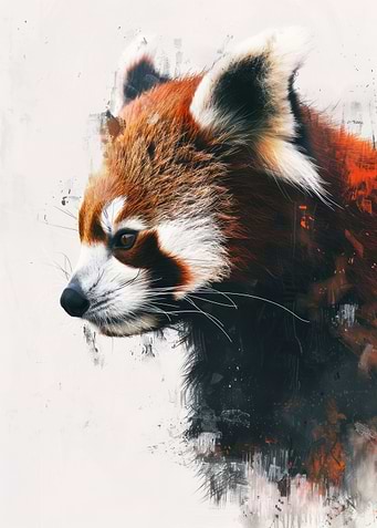 Red Panda Profile Art
