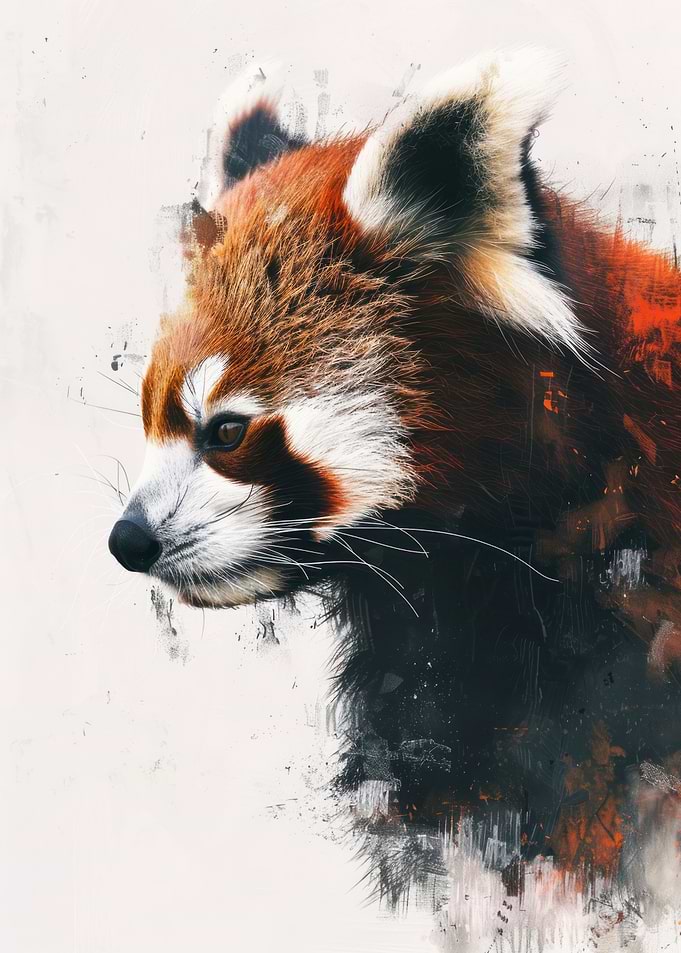 Red Panda Profile Art