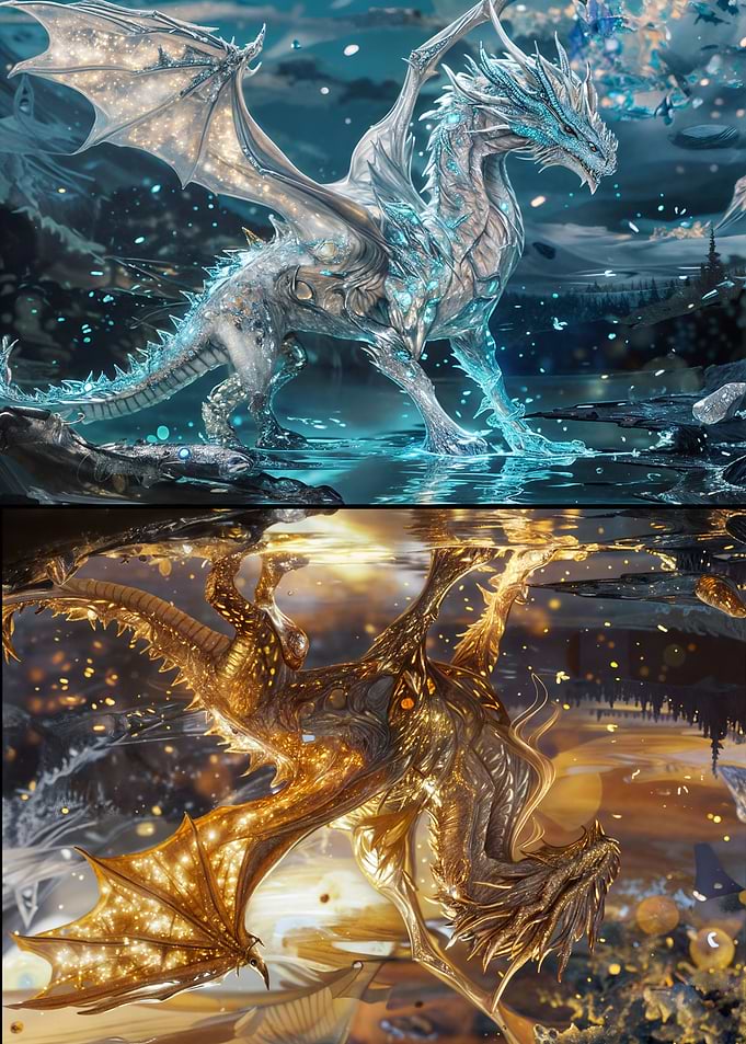 Upside down Dragons