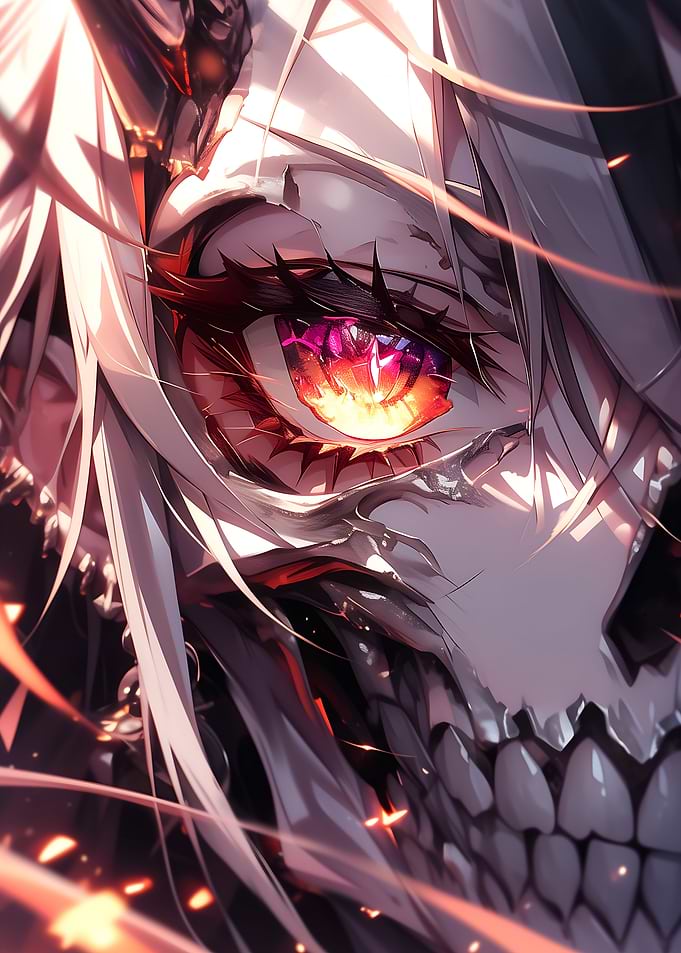 Death Anime Skull Girl