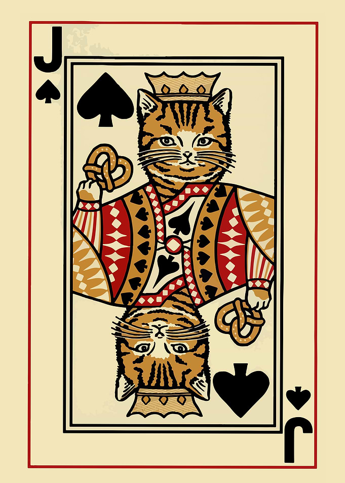 cats lover card king