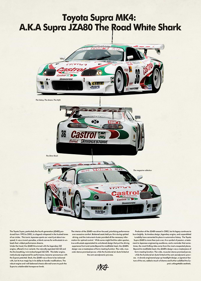 Toyota Supra MK4 Magazine