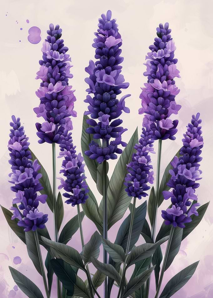 Lavender Bouquet Serenity