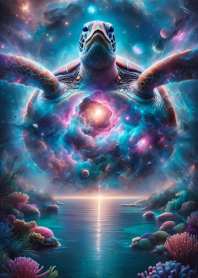 Cosmic Sea Turtle