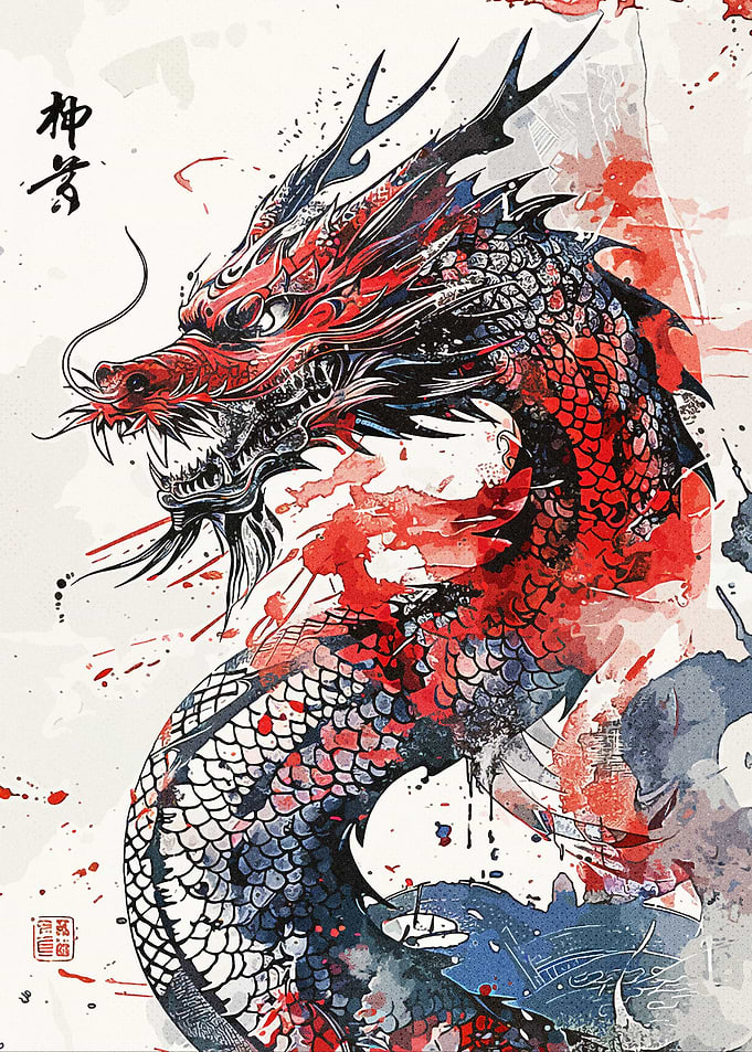 Painting Chinese Dragon